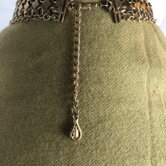 Vintage Cora-Stamped 15”-18”  3 Link Necklace - Picture 4 of 7